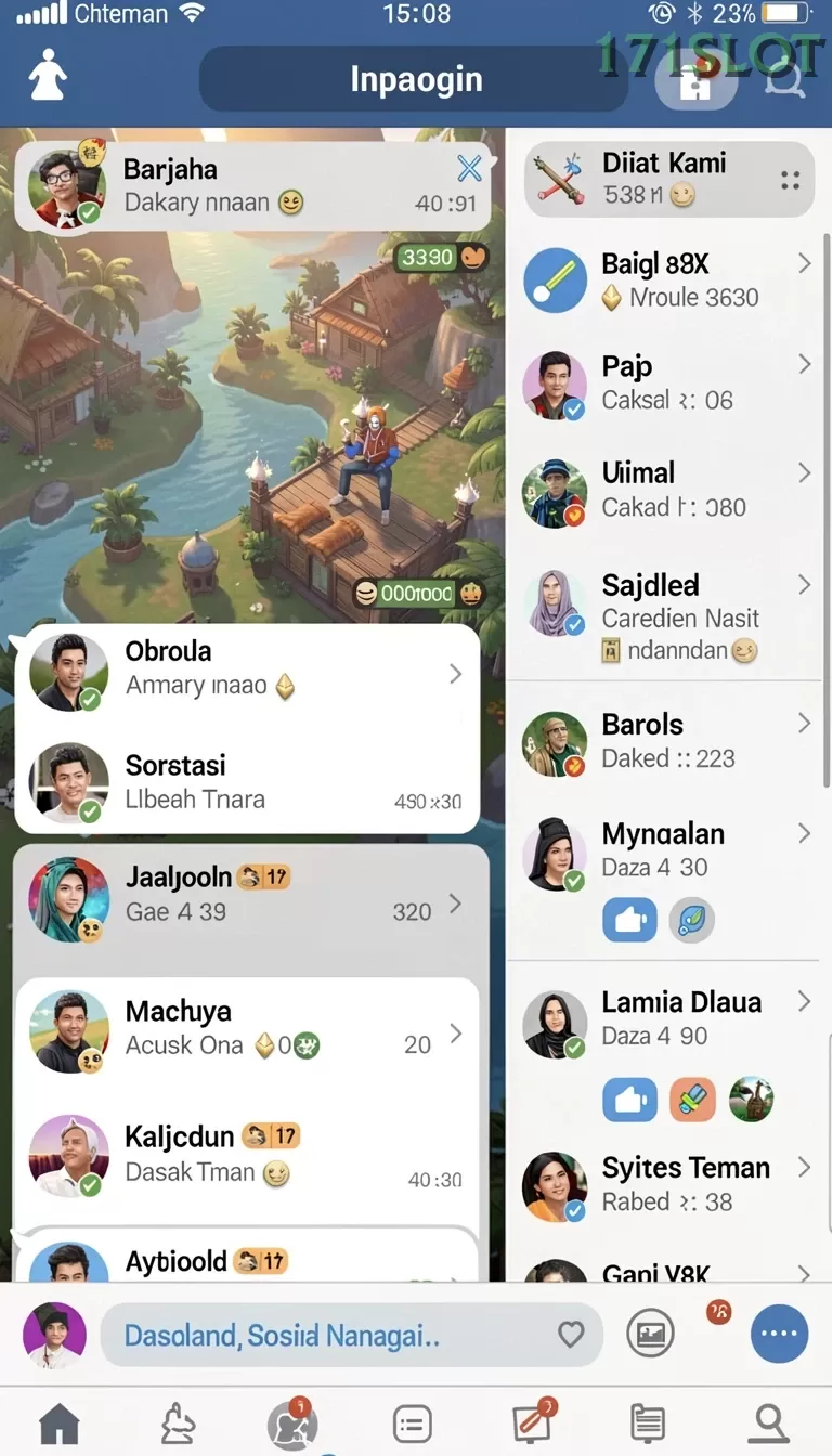 Cuplikan layar 369ZK — menu navigasi